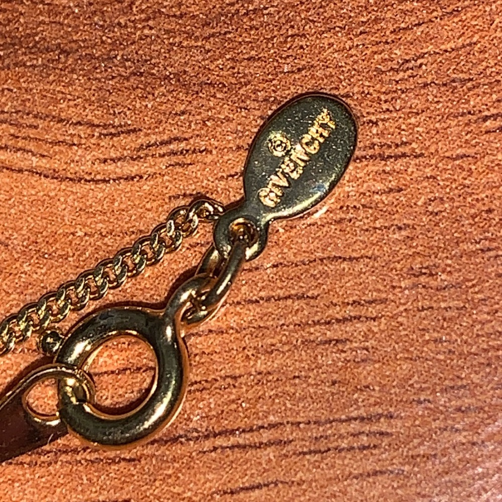 Authentic Givenchy Rhinestone Diamond Shaped Neck… - image 5